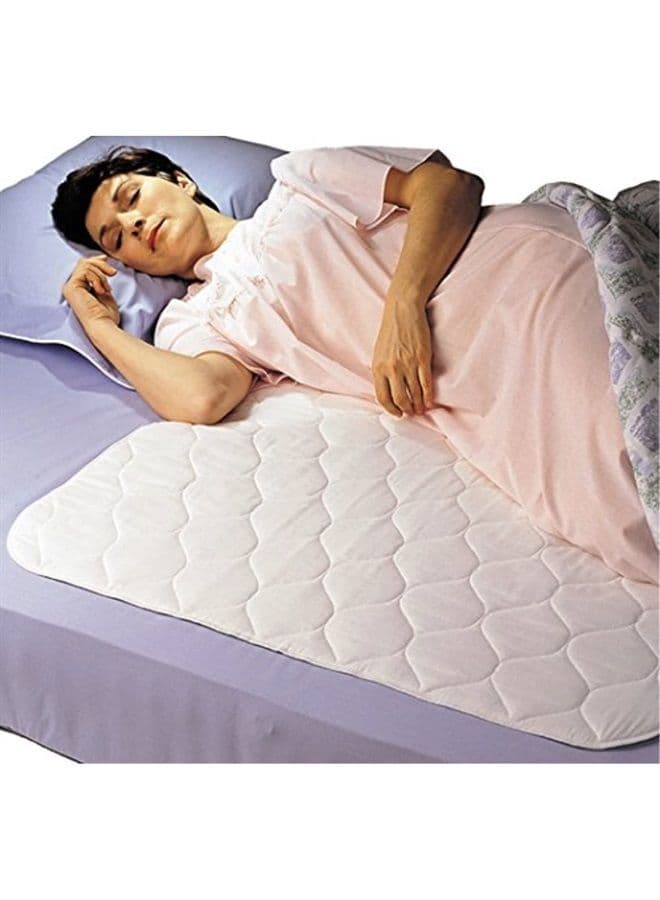 PRIVA 1 Pack Waterproof Washable Incontinence Bed Pads, 34 x 52 Inch Reusable Bed Wetting Underpad, Heavy Duty Mattress Protection for Elderly Seniors, Kids, Pets, Ultra Absorbent Pee Pads
