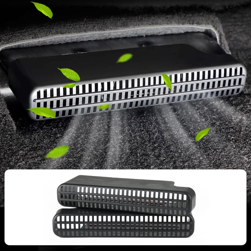 LUNQIN Car Under Seat Air Outlet Protection Cover for Hyundai Santa Cruz 2022 2023 2024 2025 and Hyundai Tucson 20222025 and Hyundai Elantra 20212025 Auto Interior Accessories Vent Protector Cap Net