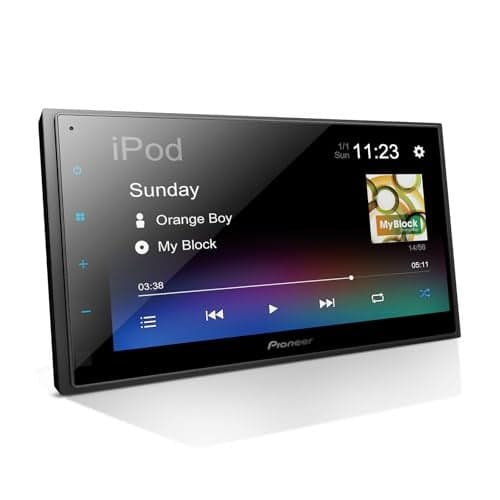 Pioneer DMH-342EX Digital Multimedia Receiver with Weblink, 6.8” Capacitive Touchscreen, Double-DIN, Built-in Bluetooth, Amazon Alexa via App, Backup Camera Compatible