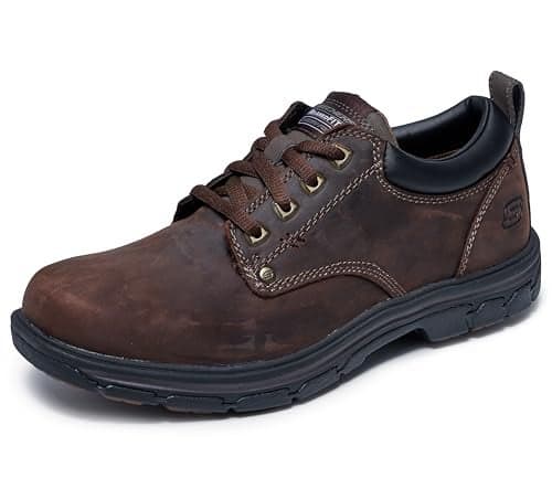 Skechers Men's Segment Rilar Oxford, Brown, 10 M US