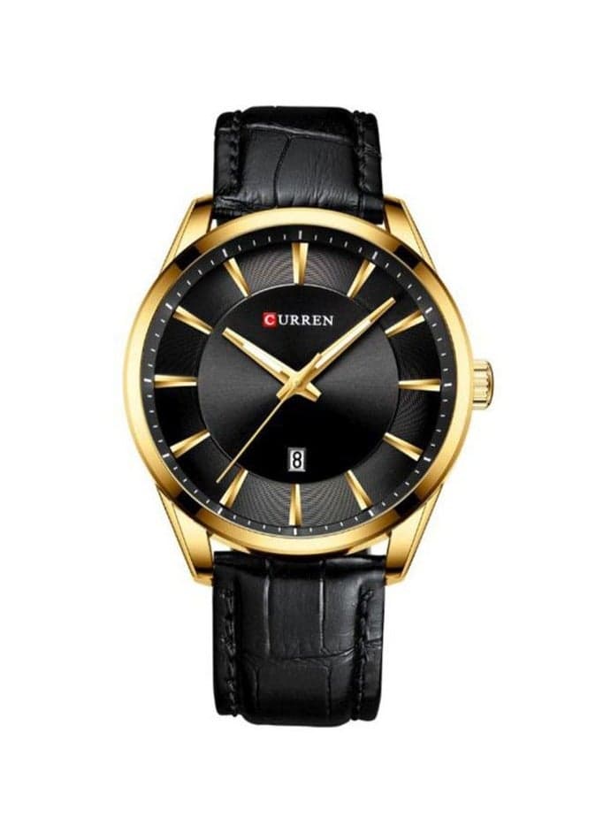 CURREN 8365 Original Brand Leather Straps Wrist Watch 45mm For Men
