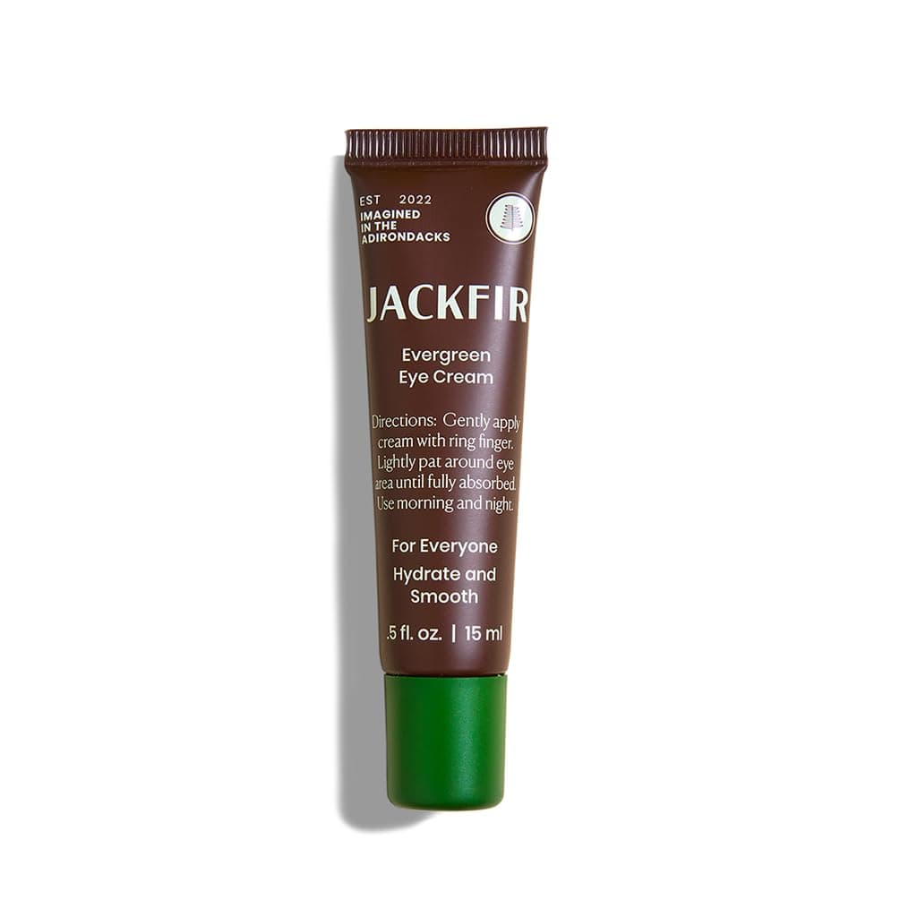 Jackfir The Evergreen Eye Cream Natural Eye Cream for Men Helps Reduce Puffiness and Brighten Under Eye Dark Circles EWG Verified Organic Ingredients For All Skin Types 05 Fl Oz