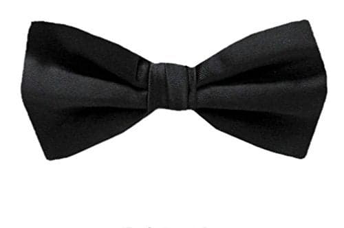 B-PBT-ADF-19 - Boys Pre-Tied Bowtie - Black