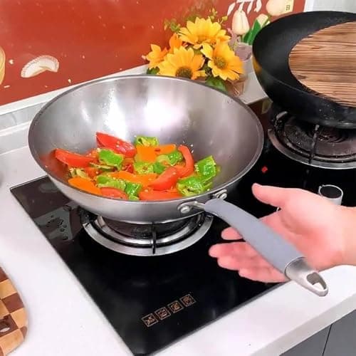 kunya Pot Handle Heat Insulation Cover, Heat Resistant Silicone Pan Handle Sleeve, for Cast Iron Skillet, Frying Pan, Spatula, Knives and Door Handle 11cm Size (1 Pcs)