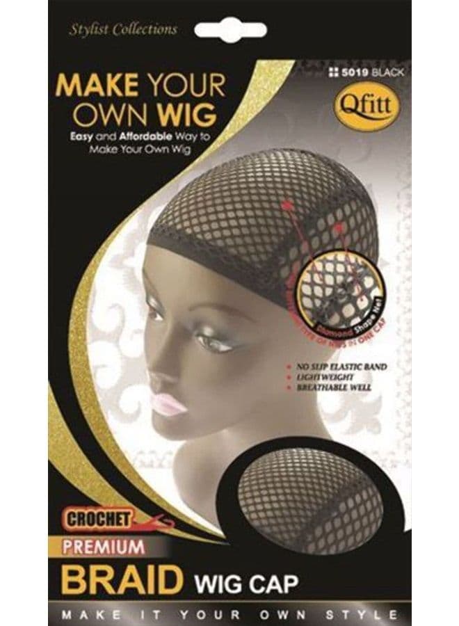 QFITT CROCHET PREMIUM BRAID WIG CAP