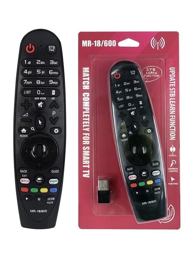 Tv Remote Control For Lg Smart Black