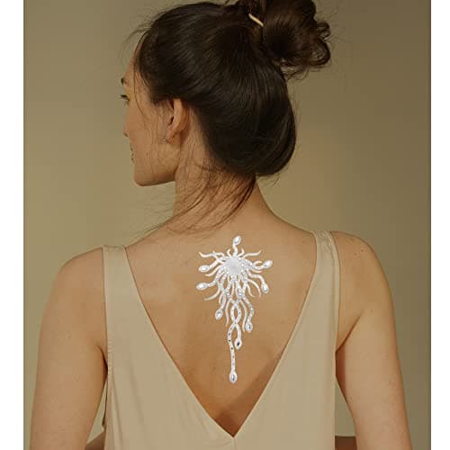 Comet Busters Silver Glitter Temporary Tattoo Body Sticker (BT224)