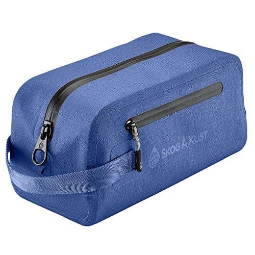 Skog Kust DoppSk Waterproof Leakproof Travel Toiletry Bag Large Blue