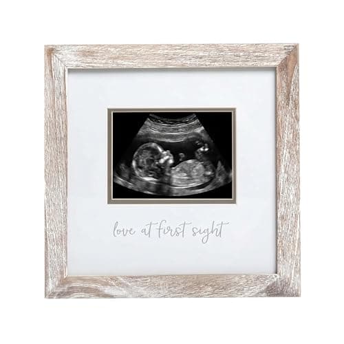 a baby cherry - Love at First Sight Sonogram Picture Frame | Ultrasound Keepsake Photo Frame | Baby Announcement Photo Frame | Nursery & Home Decor | 4” x 3” Photo Insert | Holiday Baby Gift