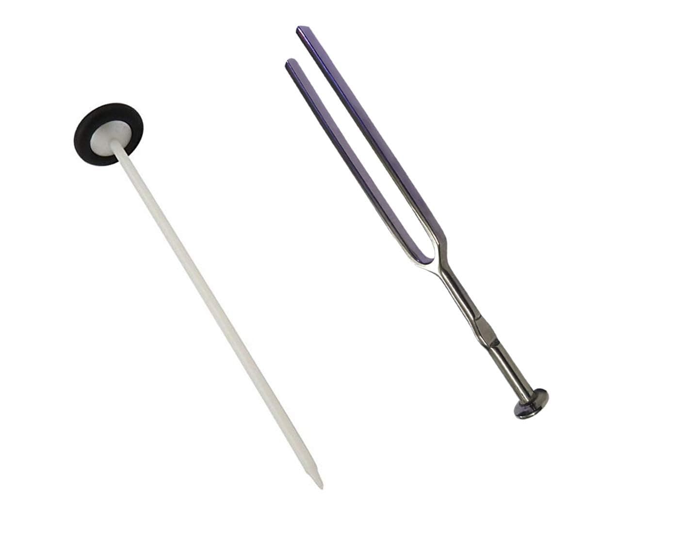 Stanforch Queen Square Pattern Knee Hammer + Tuning Fork 512hz