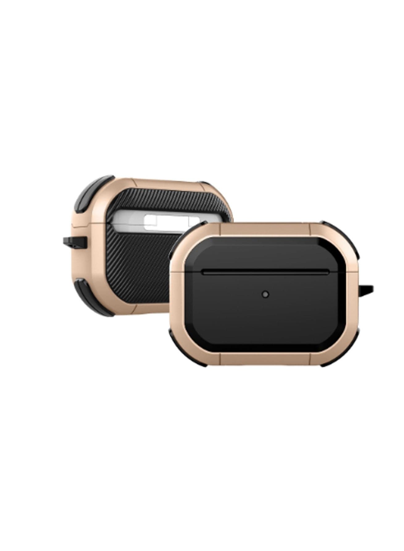 Black And Gold Airpods 4th Generation Protective Case Anti-Fall Soft Silicone Protective Case, Protective Earphone Box Bluetooth Earphone Case