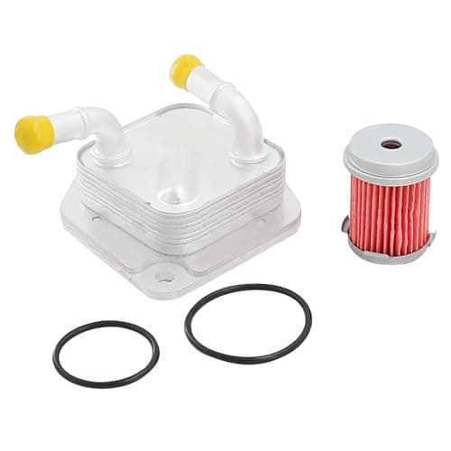 Transmission Oil Cooler Filter Kit Compatible with Honda Civic 1.8L 2.0L 2014-2021, Honda HR-V 1.8L 2016-2021 Replace 25560-R3W-003 25450-P4V-013