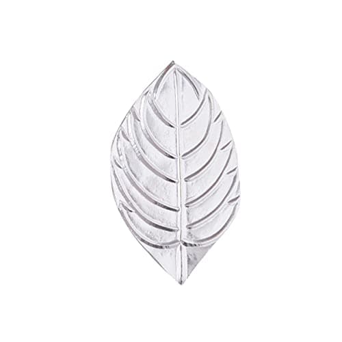 DHRUVS COLLECTION 925 Silver Tulsi Leaf - Patta for Home Decor, Pooja, Gift Purpose & Donation