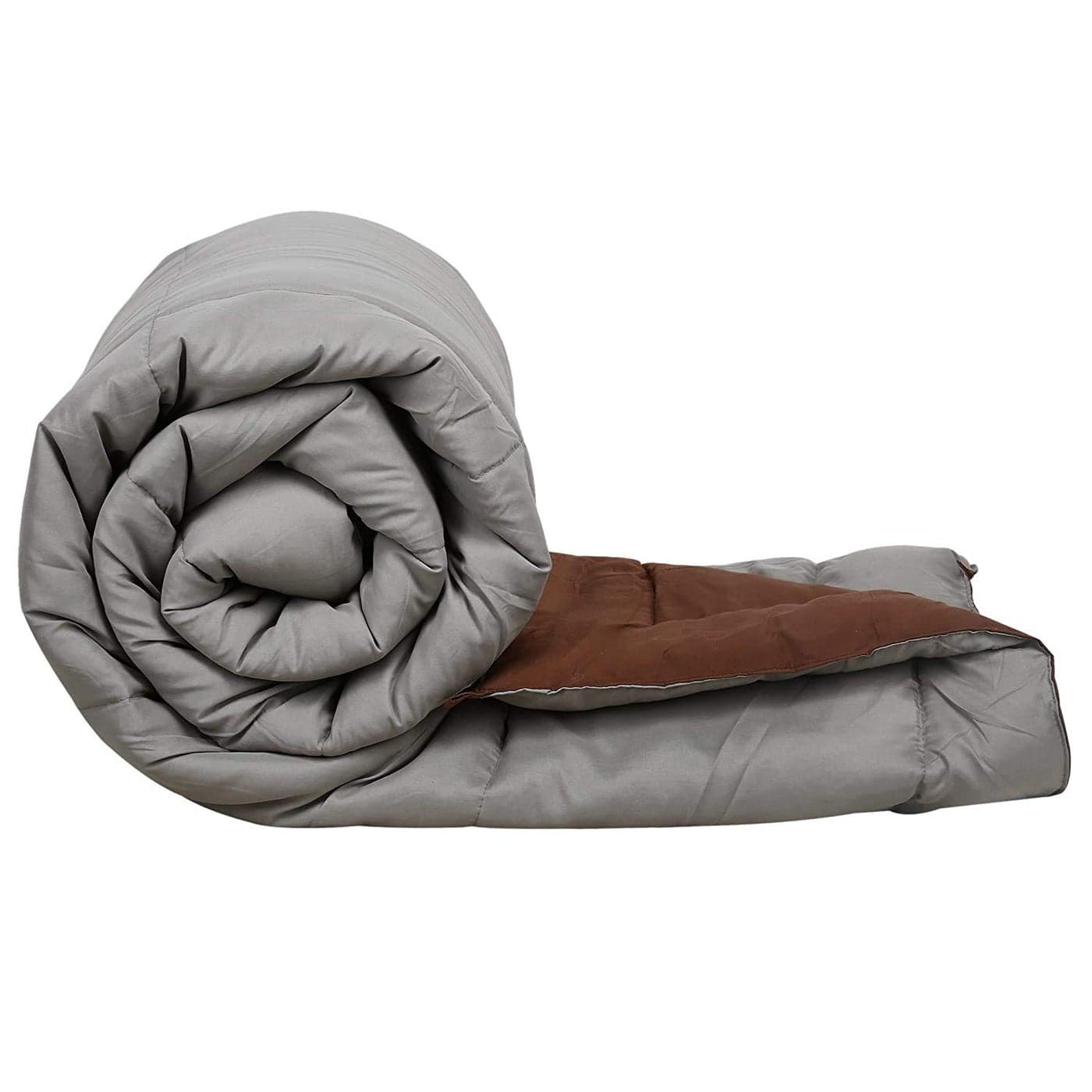 SVT Microfiber 200TC Comforter Double_Grey Coffee