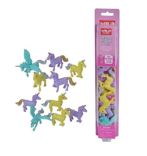 Wild Republic Unicorn Nature Tube Unicorn Gifts Fantasy Figures Unicorn Toys Kids Gifts 10Pieces