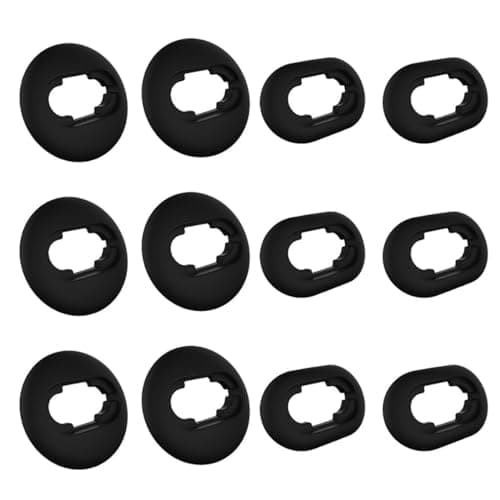 Verilux® 6 Pairs Earbud Tips for Galaxy Buds Live, Protective Silicone Eartips Adapter Ear Wing Tips Replacement Non-Slip Sound Leakproof Earbuds Cover Accessories (S/L)