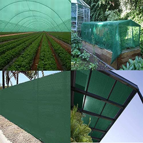 HIPPO - Green 50% - Shade & Garden Net - 3mt x 10mt - with Utility Border, UV Stabilized & Dimensional Stable