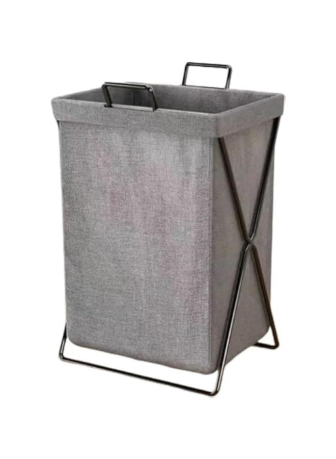 Foldable Laundry Basket, Portable Foldable Laundry Bags Bin,Laundry Hamper with Stainless Steel Frame and Handles,Washing Organizer Storage for Clothes Toys