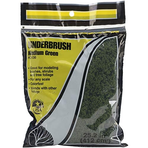 Medium Green Underbrush ClumpFoliage Woodland Scenics