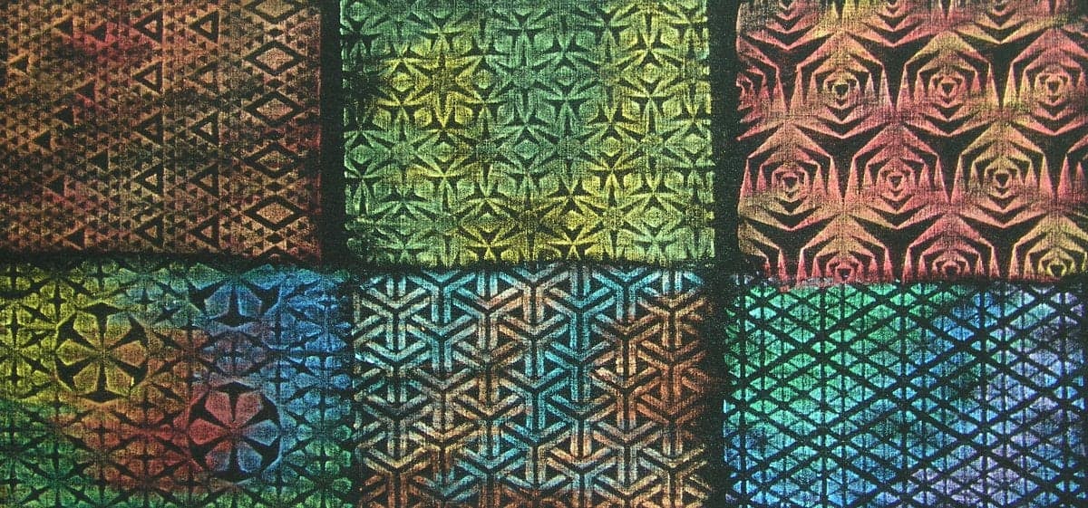 Artist's Paintstiks Rubbing Plates 6/Pkg.-Triangles
