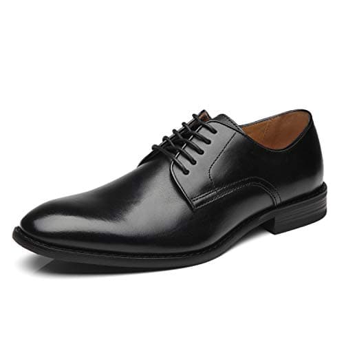 La Milano Men's Lace-up Leather Oxford Classic Modern Formal Business Comfortable Shoes Dress, Cabey-z-black, 11