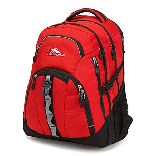 High Sierra Access 2.0 Laptop Backpack, Crimson/Black, One Size