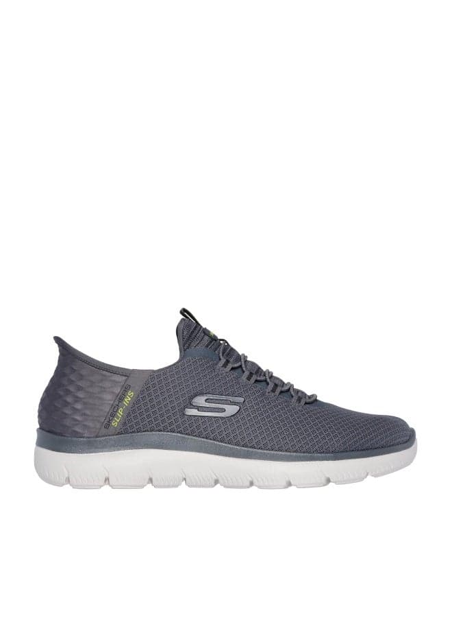 Skechers Men's Summits Hight Range Slip-in Sneaker Charcoal