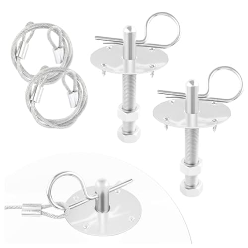 Stainless Steel Car Hood Pins Kit Car Hood Cover Quick Release Pin for Reducing Shaking Universal Automotive Exterior Accessories Fit for Most Cars Trucks SUVs Silver