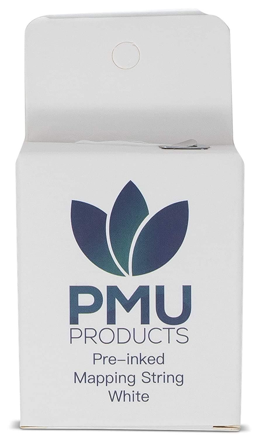WHITE PreInked Microblading String for Brow Mapping New and Improved Version Heavily Inked Brow Mapping String