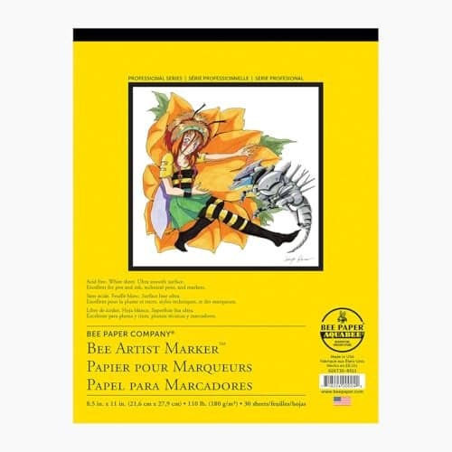 Bee Paper Bleedproof Marker Pad 11Inch by 14Inch