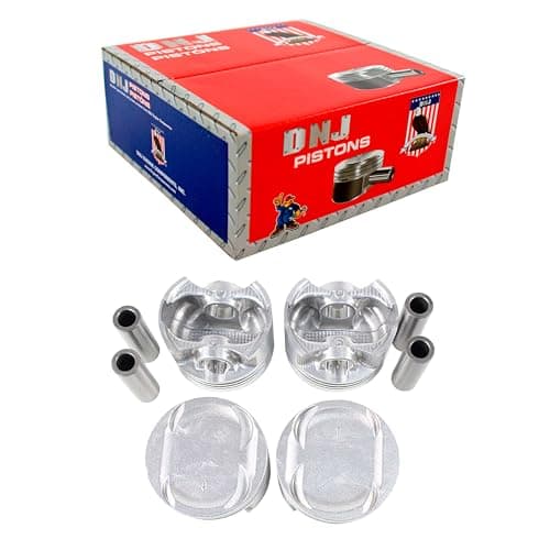 DNJ P297A Piston Set Standard for 1996-2000 Honda Civic Civic del Sol 1.6L L4 16V SOHC 1588cc