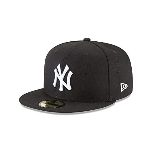 New York Yankees 59FIFTY Fitted Cap - Black/White by New Era