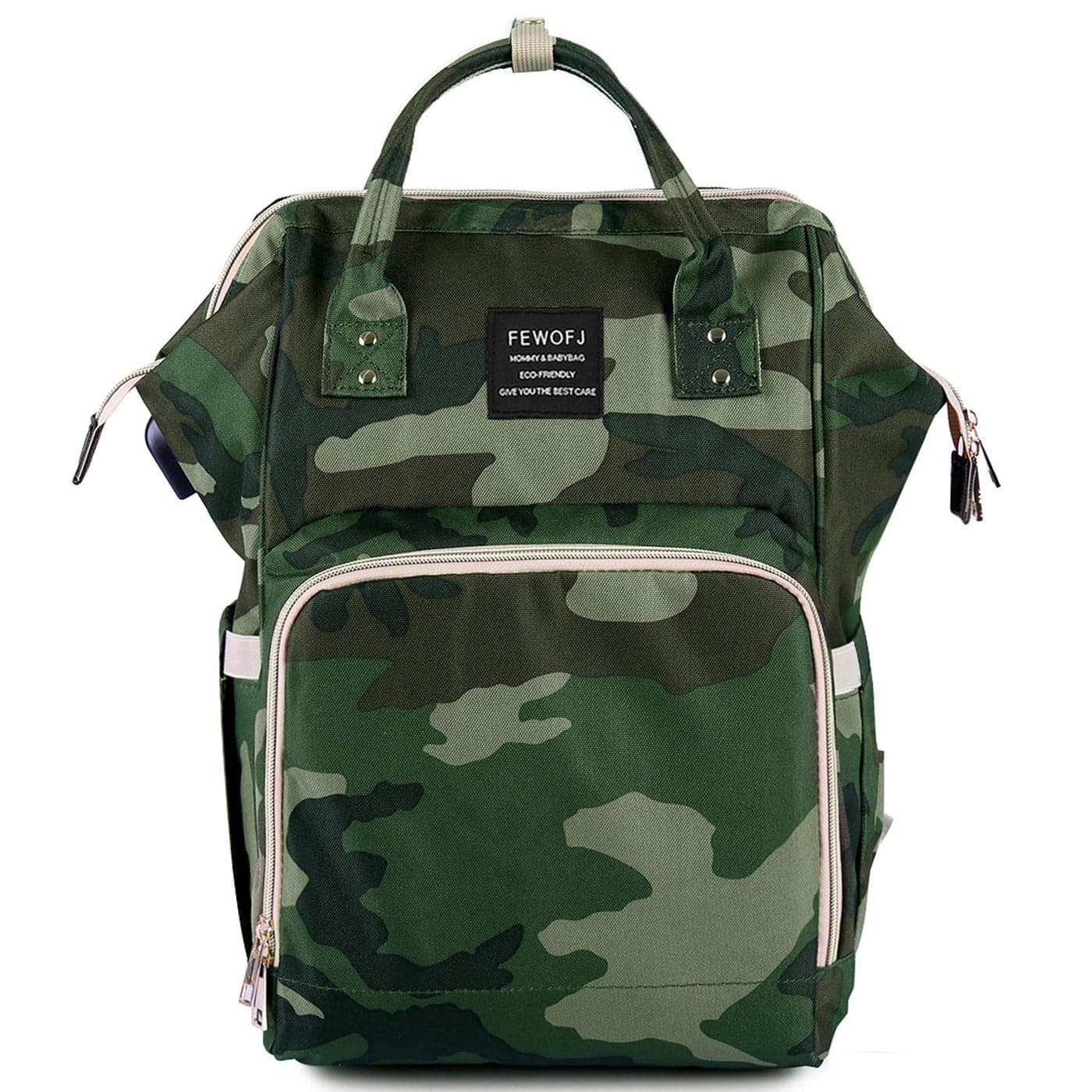 FEWOFJ Cactus Diaper Bag Backpack Women Waterproof Travel Nappy Bag for Baby Care