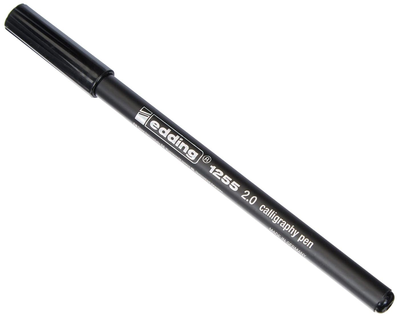 edding 1255 calligraphy pen crimson lake 1 pen calligraphy nib 2 mm fibre pen for paper wood terracotta canvas hand lettering bullet journals thank you cards calligraphy books