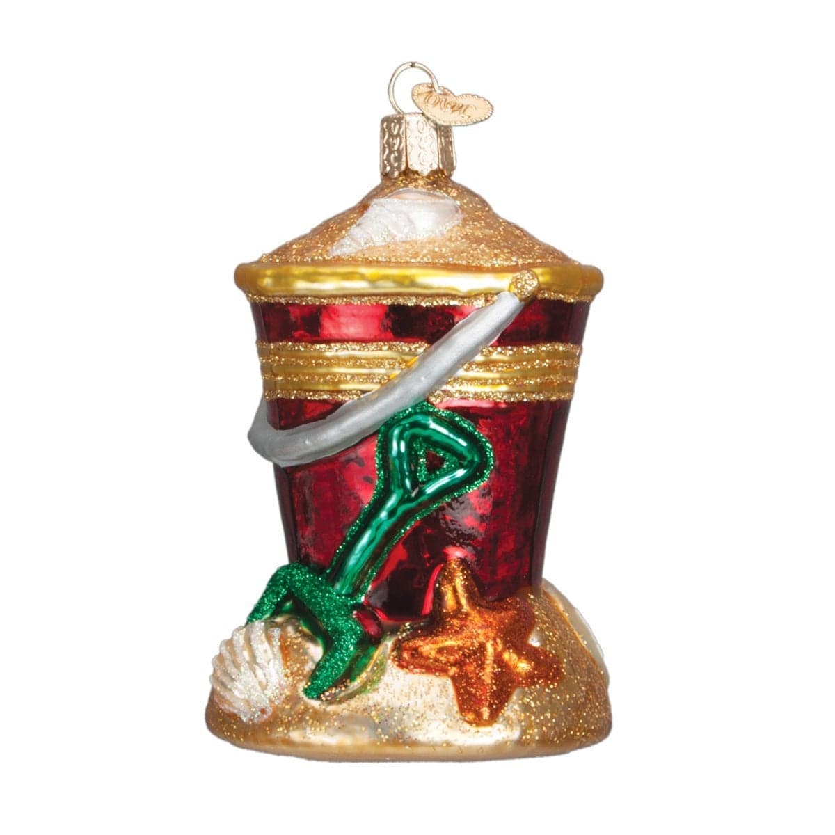 Old World Glass Blown Ornaments for Christmas Tree Beach Bucket