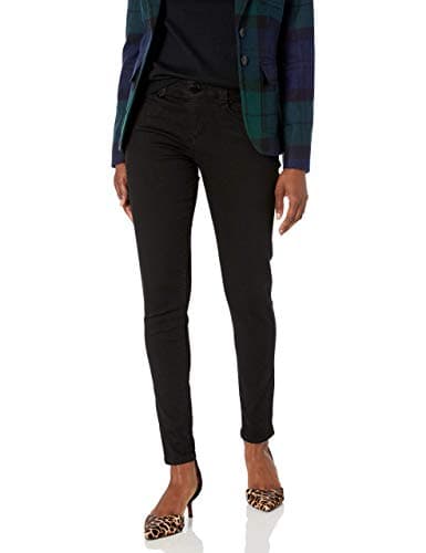 Democracy Women's Petite Ab Solution Jegging, Black, 14