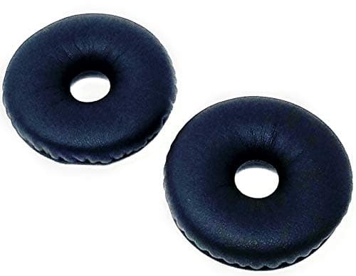 Compete Audio - Replacement Ear Pads - Telex Airman 850 - Black Leatherette Gel Ear Cushions - 60mm Diameter - 1 Pair
