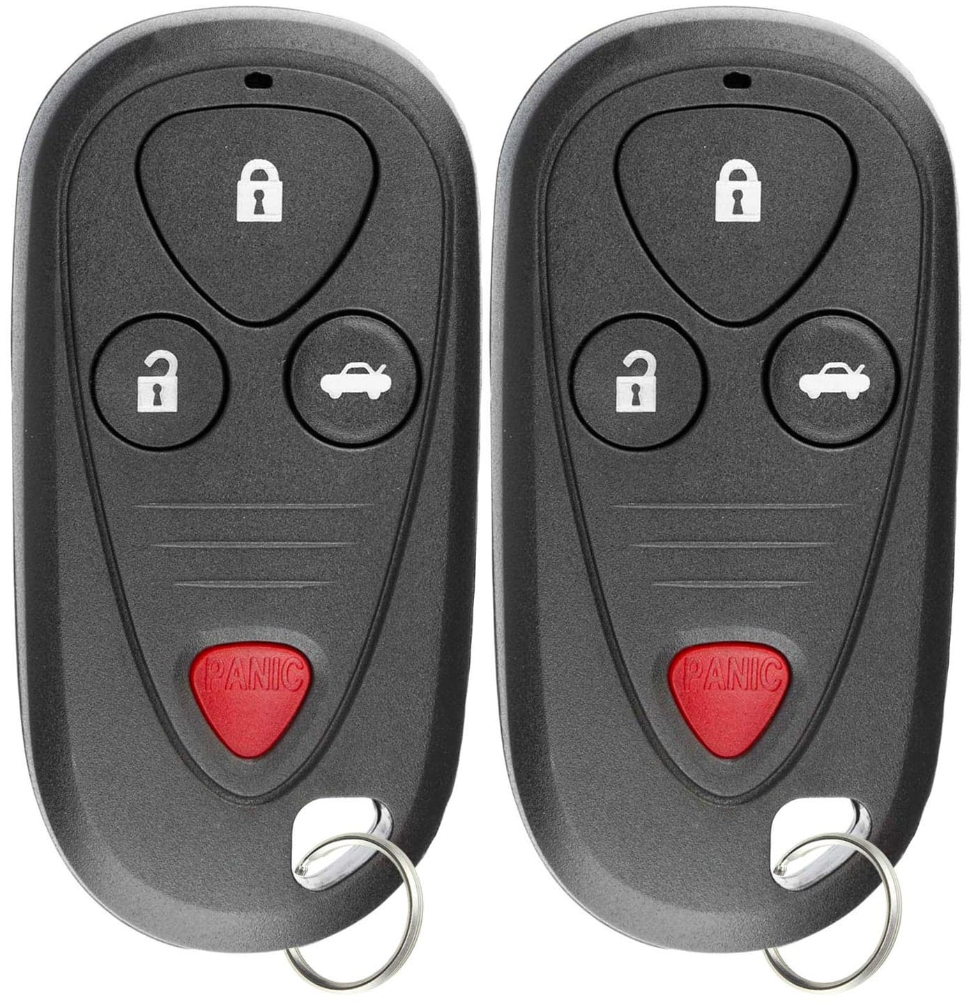 KeylessOption Keyless Entry Remote Control Car Key Fob Replacement for OUCG8D-387H-A (Pack of 2)