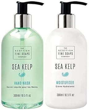 Scottish Fine Soaps Sea Kelp Hand Care Set Hand Wash and Lotion