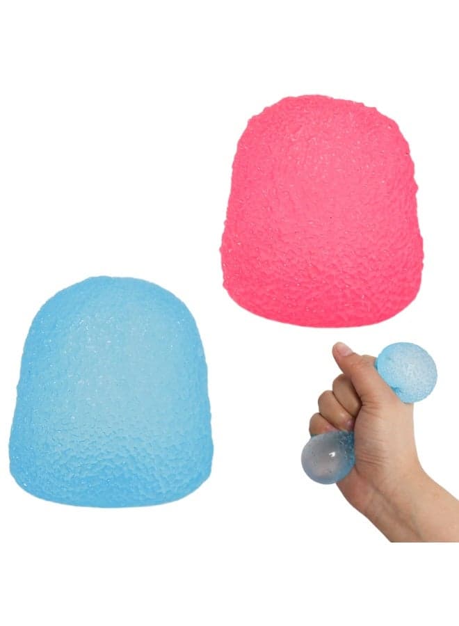 2pcs Squishy Textured Candy Stress Balls - Sensory Toys for Kids with Unique Needs - Great for Classrooms, Home, and Playtime