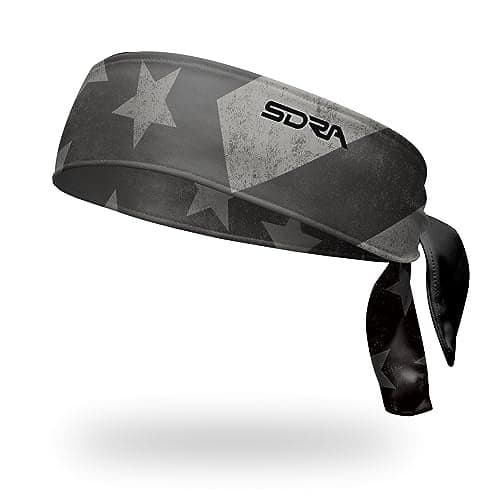 Suddora Country Flag Tie Headband with USA Honor National Flag, Breathable Sweatband for National Sports Events, Non-Slip Fabric Sweatband for Soccer, Tennis, Workout, Costumes & Cosplay