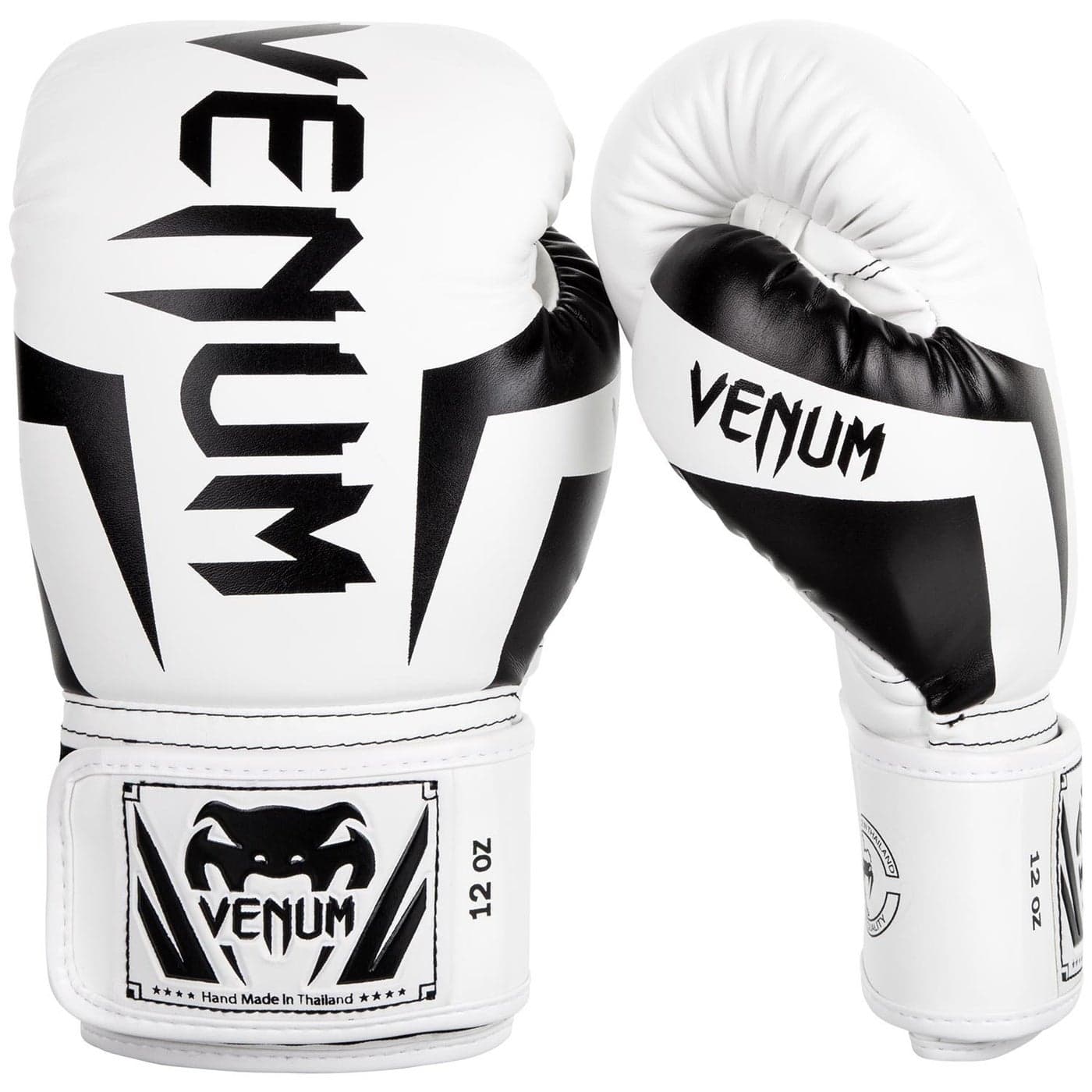 Venum Elite Boxing Gloves WhiteBlack