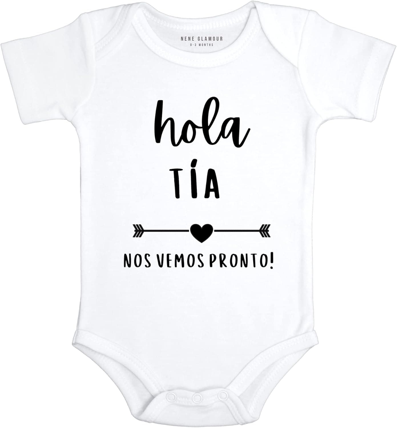 Hola Tia Nos Vemos Pronto Pregnancy Announcement Outfit Gift for Expecting Aunties