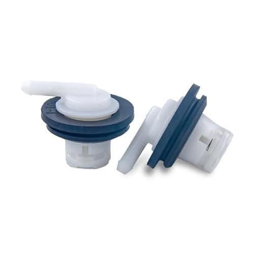 Suspenix Fuel Tank Vent Valves, Fuel Tank Vent with Grommet Seal Compatible with Ford 1980-1996 F150 F250, 1980-1997 F350 Thunderbird (Pack of 2)