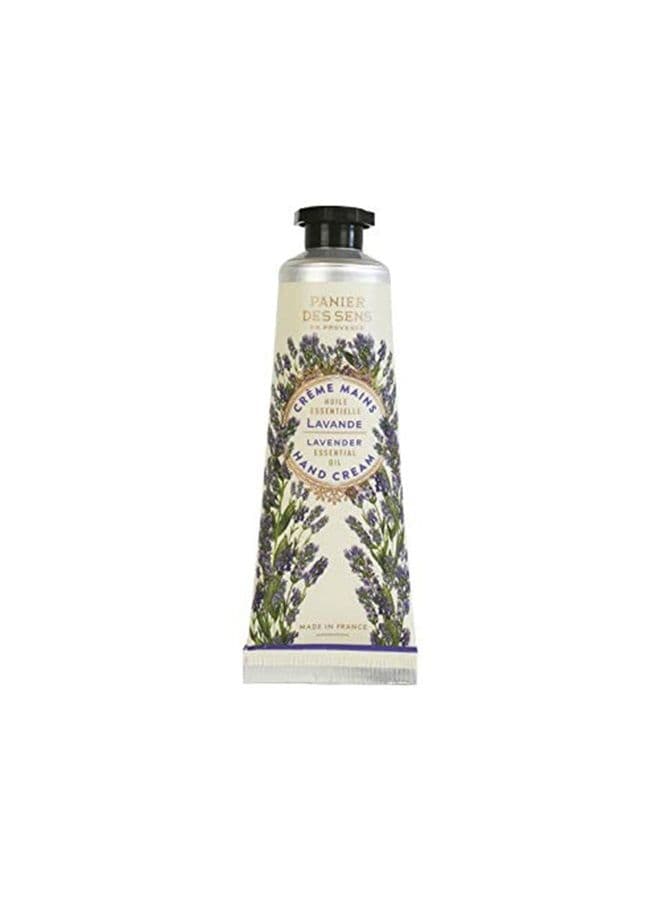 Lavender Hand cream for dry cracked hands with Olive oil & Shea Butter, Hand lotion - Made in France 97% natural - 1Floz/30ml