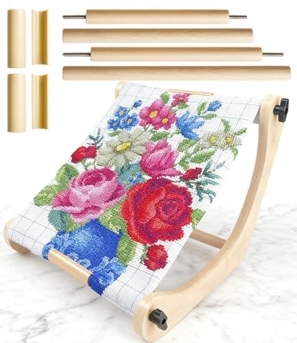 Adjustable Embroidery Hoop Table Stand Holder Needlepoint Stretcher Bars Scroll Frame Cross Stitch Stand Lab Supplies