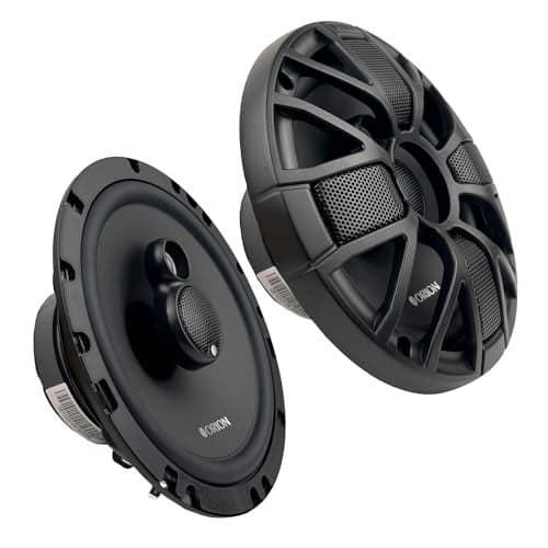 ORION XTR Series XTR65.3 3-Way Coaxial Car Audio System - 6.5” Speakers, Full Range, Enhanced Bass, 400W, 4 Ohms, Easy Installation, Polypropylene Cone W/Butyl Rubber Surround (Pair)