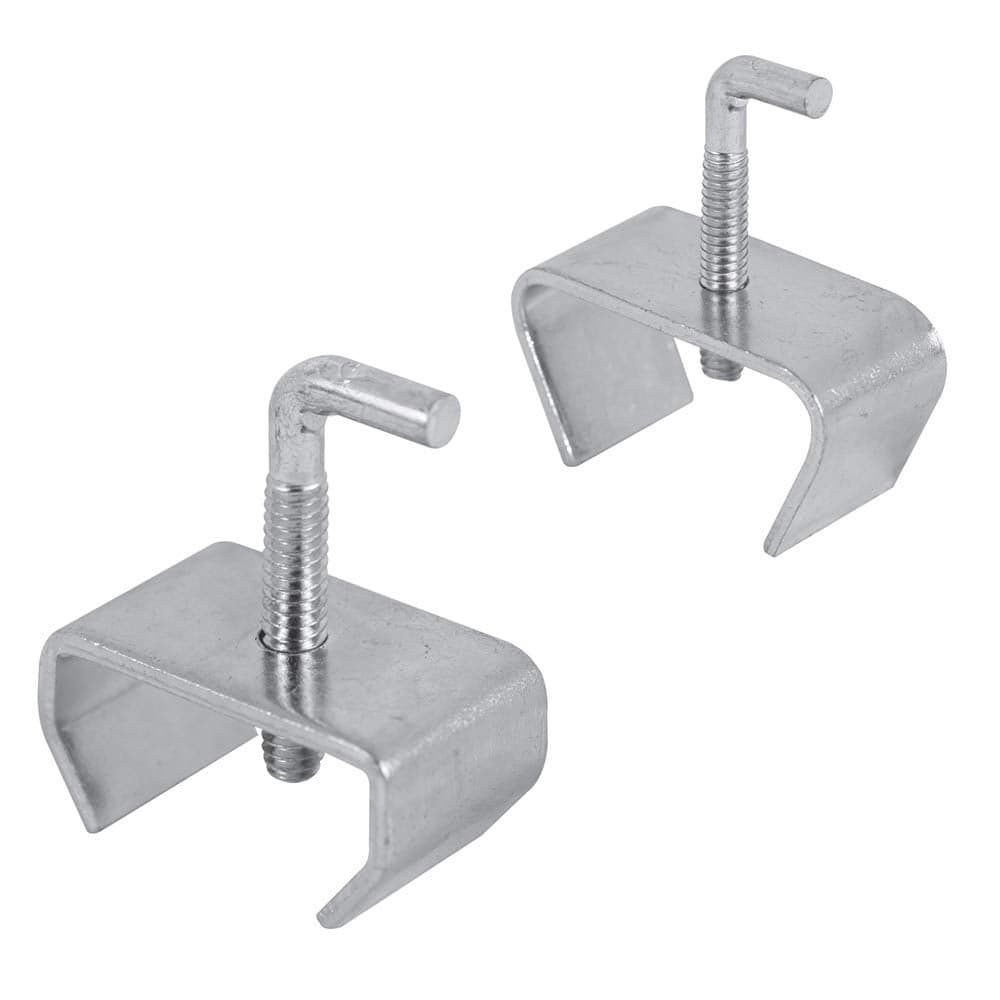 PrimeLine U 11310 Bed Frame Rail Clamp Kit Fits 1 In and 114 In Frames Steel Construction Zinc Plated 2 Sets