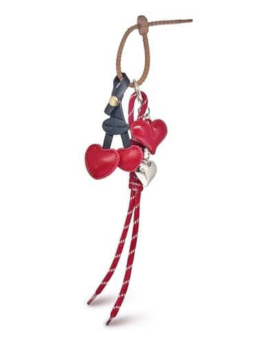 Joedy Bag Charms for Women Handbags, Purse Charms for Women, Cute Keychains for Backpacks, Kawaii Bag Charm(Heart)