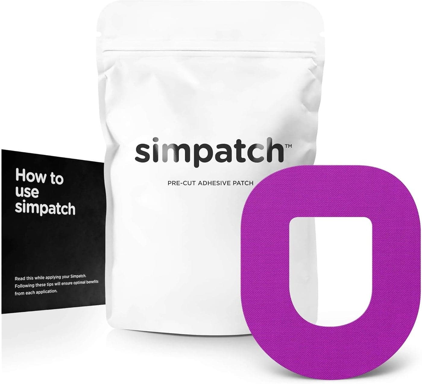 Adhesive Patch for OmniPod Pack of 25 Multiple Colors Available Purple